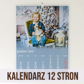 Kalendarz ze zdjęć 12 stron