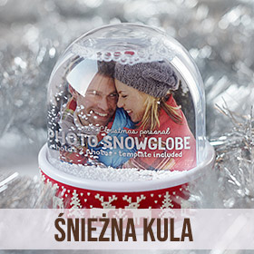 Śnieżna kula ze zdjęciem